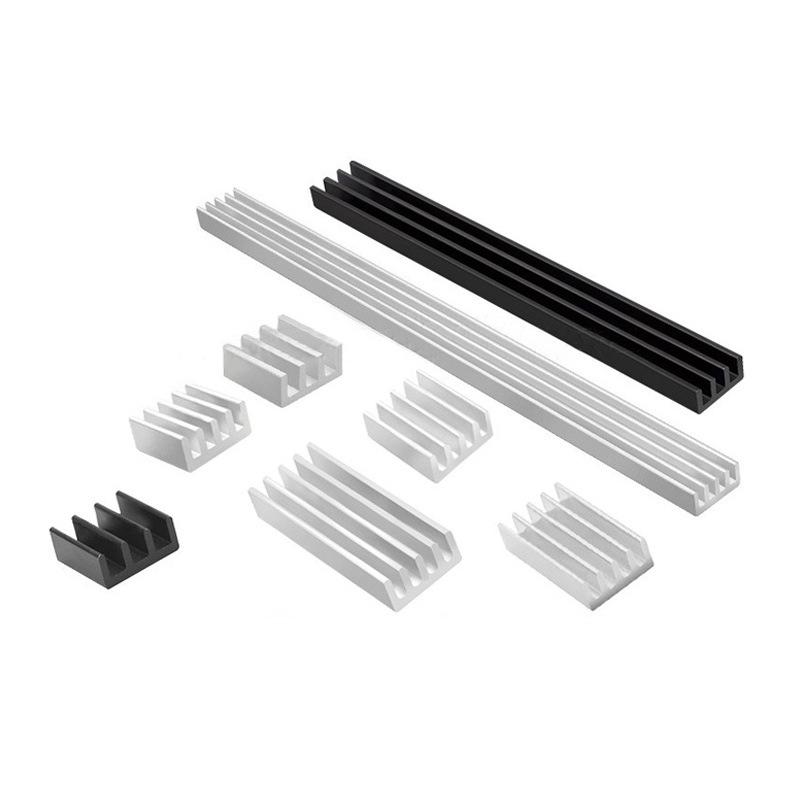 Aluminum Heat Sink 150x100mm, 11x11x5mm Strip for CPU Electronic Chip Dissipation
