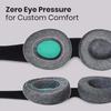 Zero Eye Pressure Sleep Mask Blackout Blocking Eye Patch Perfect For Sleep Blindfold  Meditation