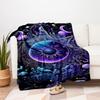 "Enchanted Celestial Mandala Tapestry - Mystical Astral Decor"Blanket Flannel Throw Blanket for Sofa, Bed, Travel, Camping, Office
