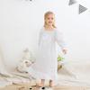 Girls Princess Sleep Dress Soft Cotton Mother Daughter Nighgown Ensuring Comfort Wear for Home or Pajama Parties