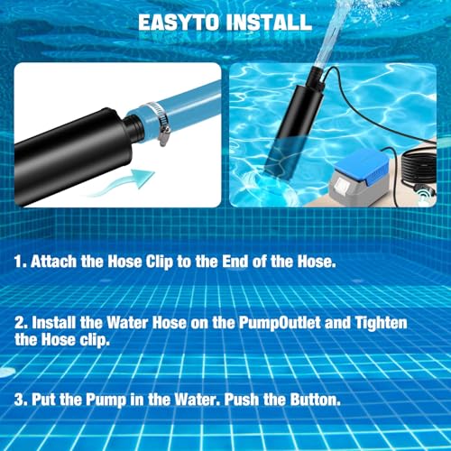 Cordless Submersible Water/Oil Pump Adapter Compatible with Makita 18V Batteries, 120W 12V Water Transfer Pump, Oil Suction Pump, Oil Gun, Portable El