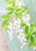 Narrow Tapestry Interior Wall Hanging "Pieris japonica" (Japanese Andromeda) - 100% Linen, Hand-dyed, Tapestry,