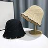 Knit Bucket Hat for Womens Handmade Foldable Floppy Fisherman Hat Knit Hat Fashion Cute Vintage and Casual