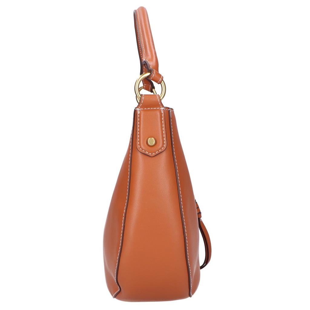 Tory Burch [Excellent Condition] 59698 MILLER METAL MINI HOBO Mirror Metal Mini Hobo Bag Handbag AGED CAMELLOUsed