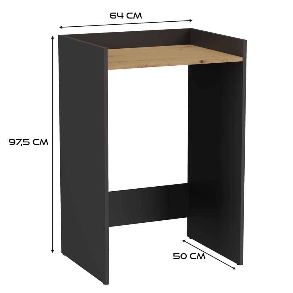 Pola Np Washing Machine Cabinet - Anthracite/Artisan Oak