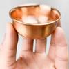 Delicate Golden Purple Copper Offering Cup for Buddhist Worship Multi-Function Metal Cup Exquisite Tabletop Decor Home Supply