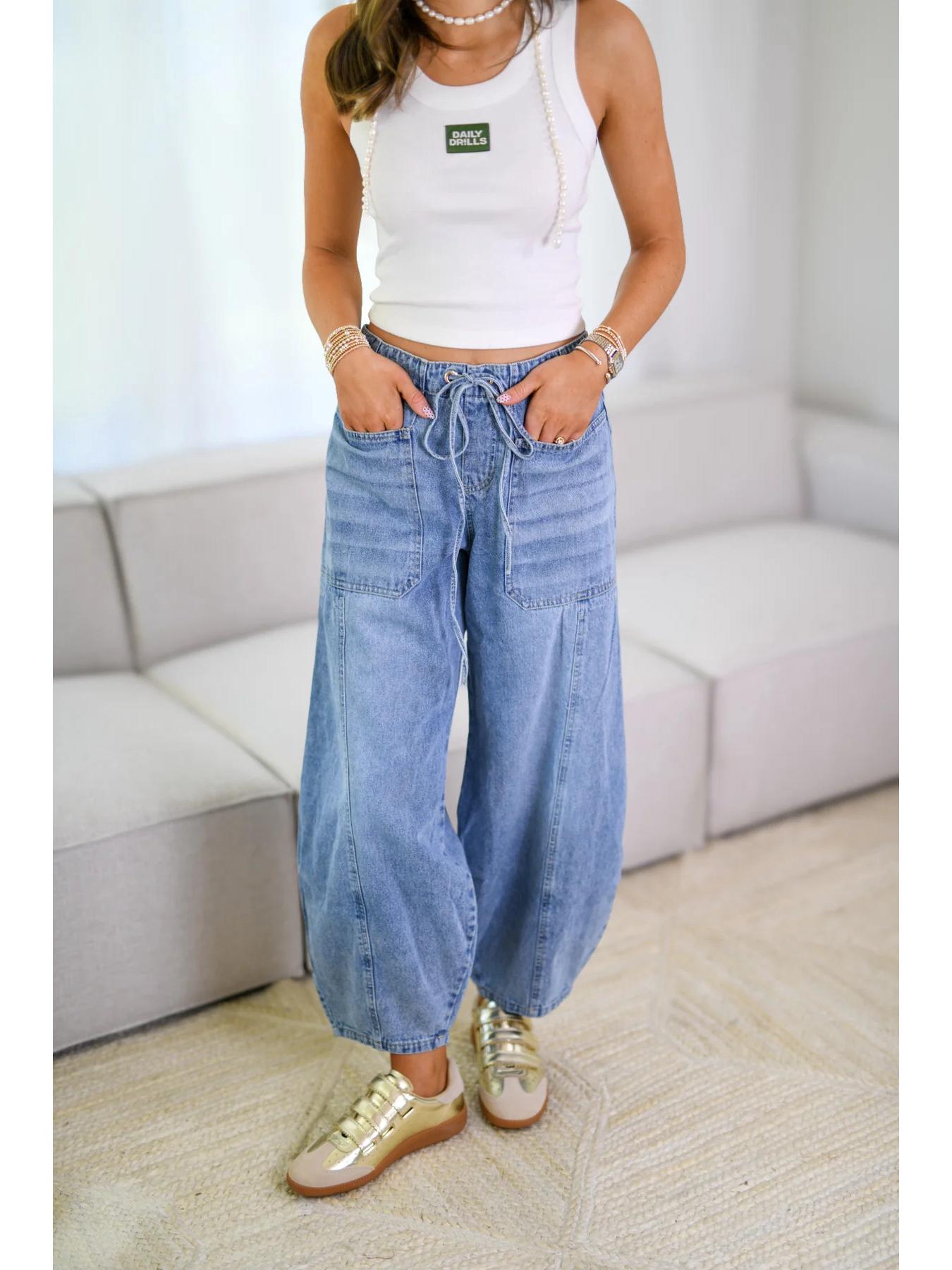 Spring 2026 Trendy Casual Women s Jeans - Style 8926 S светло-синий