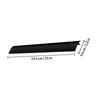2Pcs Smooth Shiny Back Silicone Stove Gaps Cover Non Slip Lip Design Gap Filler for Kitchen Countertop Stovetop Dishwasher Sink