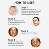 Gold Peel Off Mask 98.4% Gold Foil Face Mask for Blackheads Wrinkles Deep Cleansing 2PC