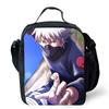 Cartoon NARUTO Insulated Cooler Lunch Bag Cute Portable Lightweight Picnic Bag for Boys & Girls Age 5-10 Kids Daily Food Bag