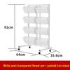 Mobile Multi-layer Plant Stand with Wheels for Balcony - Ideal for Flowers, Vegetables, and Strawberries