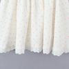 2026 Chic Sweet Polka Dot Lace Patchwork Camisole Dress with Mini Skirt