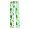 Women's Christmas Print Pants with and No Pockets, Casual Sleepwear for Home