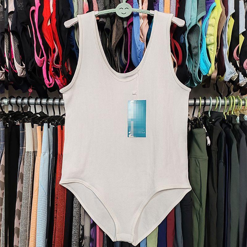 

Экспорт Комбинезон Спорт Фитнес Облегающий Высокоэластичный Рубчик Базовый Бесшовный Быстросохнущий Дышащий Жилет для Бега Одежда для Йоги White M