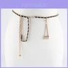 Gold And Silver Metal Waist Chain Women Small Bag Pendant Body Chain Trendy Fashion Gift
