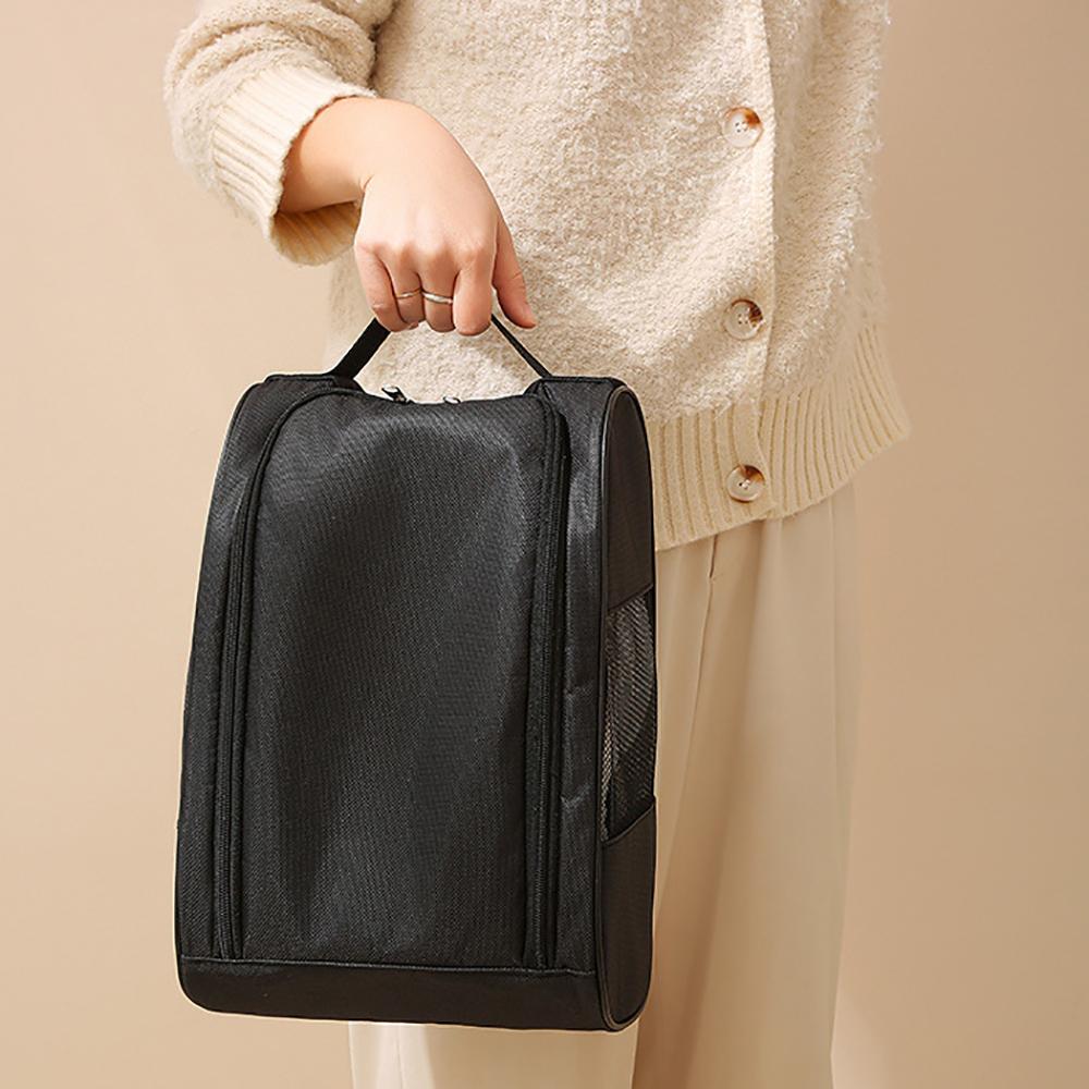 Tragbare Reisetasche für Schuhe mit großem Fassungsvermögen, staubdichte Hand-Schuhbox, Aufbewahrungstasche für Schuhe für zu Hause und auf Reisen.zwq