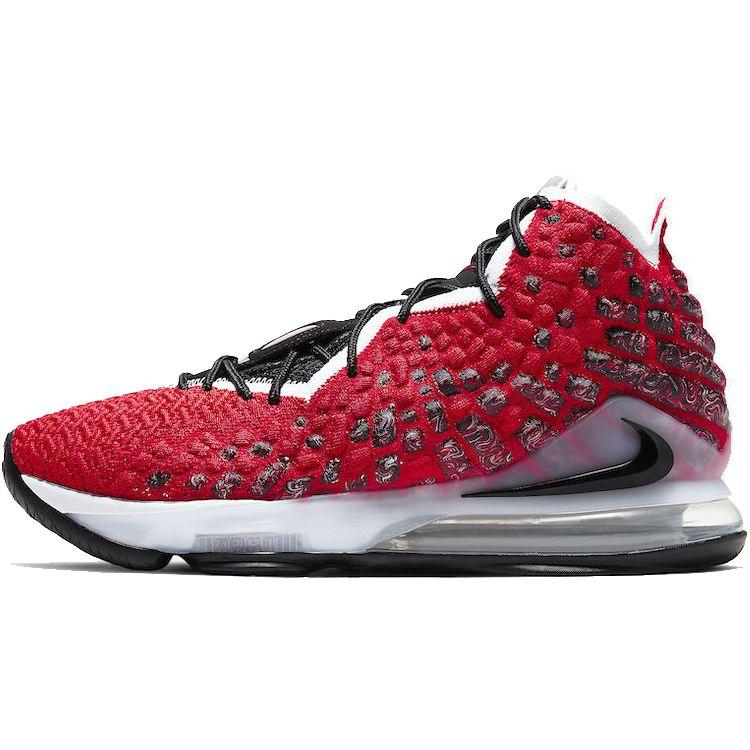 

Мужские кроссовки Nike LeBron 17 EP Air Max Uptempo Red University-Red White BQ3178-601