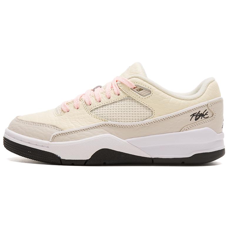 

Jordan FLIGHT COURT Износостойкие Низкие Винтажные Баскетбольные Кроссовки Женские Бежевые 38.5