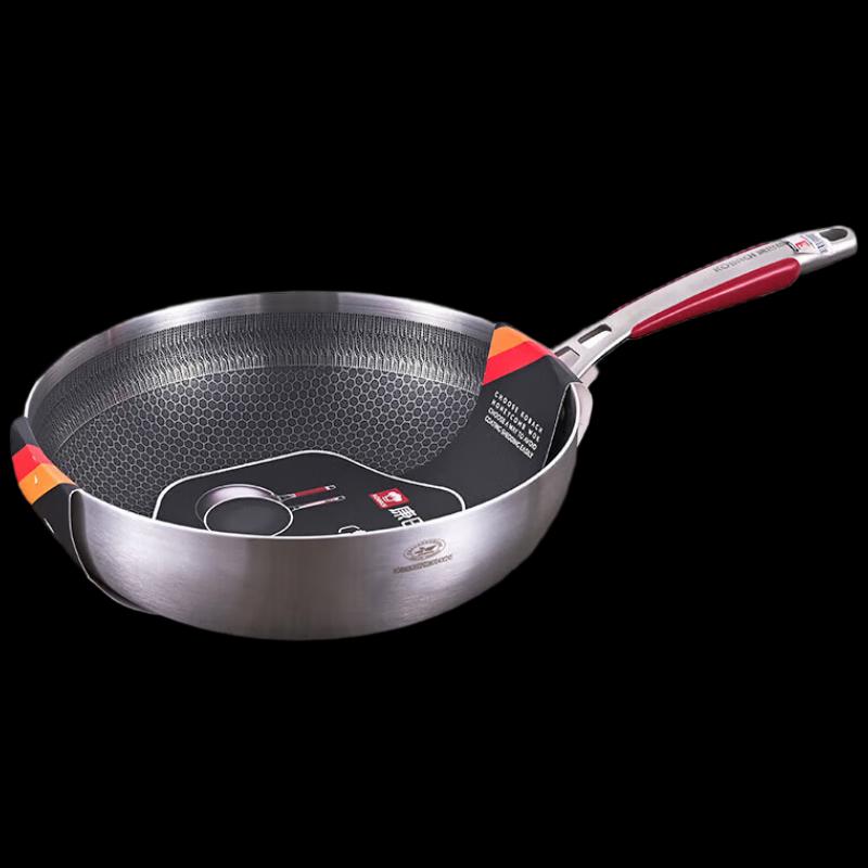 

KOBACH 30cm 304 Stainless Steel Non-stick Wok