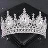 Elegant Crystal Crowns Luxury Bridal Tiara Hair Accessories Rhinestone Crown  Costume Party