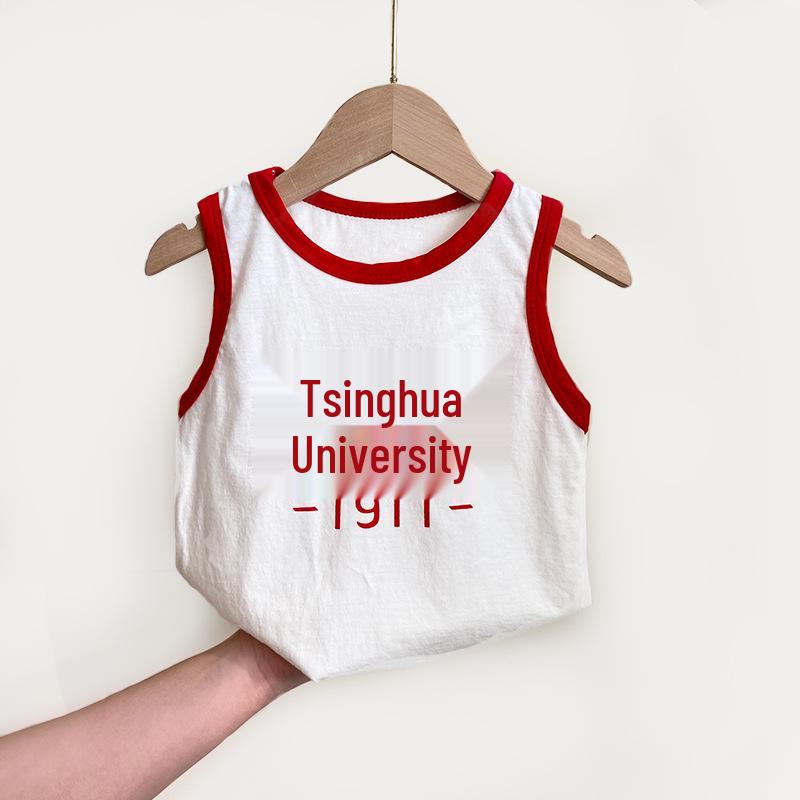 Children's College Style Summer Set 2025: Peking & Tsinghua University Graduation/Performance Outfit