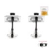 BDP939-1 2 Pieces Front Left AND Right Door Catch Hinge Brake Stop Check Strap Limiter for Jaguar S-Type X200 1999-2008 XR835423552AA