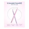 Four Candies 12-Piece Mechanical Pencil Set with 0.5 & 0.7mm HB & 2B Lead Refills, Cute Pencils, 720 Lead Refills, 3 Pastel Erasers, 18 Eraser