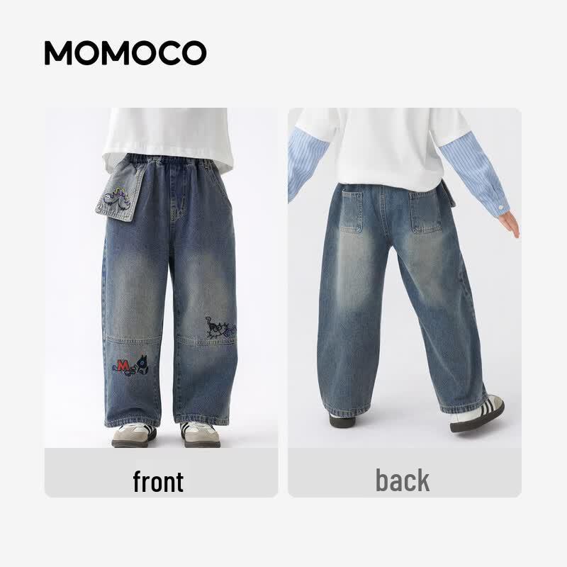 MOMOCO Boys' Autumn Casual Jeans
