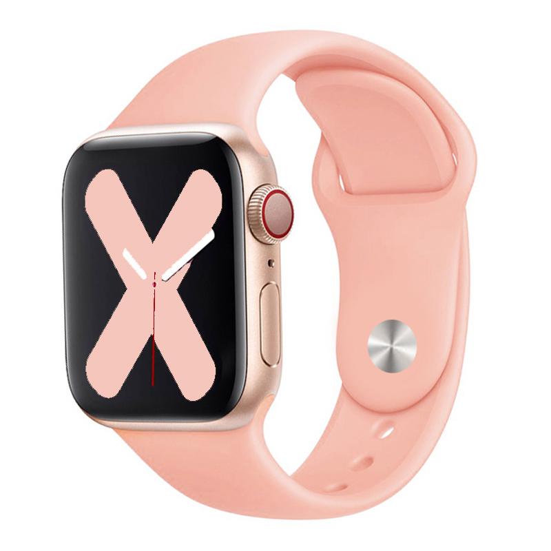 Strap For Apple Watch bands 44mm 45mm 40mm 41mm 42mm 46mm Sport Silicone correa smartwatch Bracelet iWatch Series 10 9 8 11 SE 3