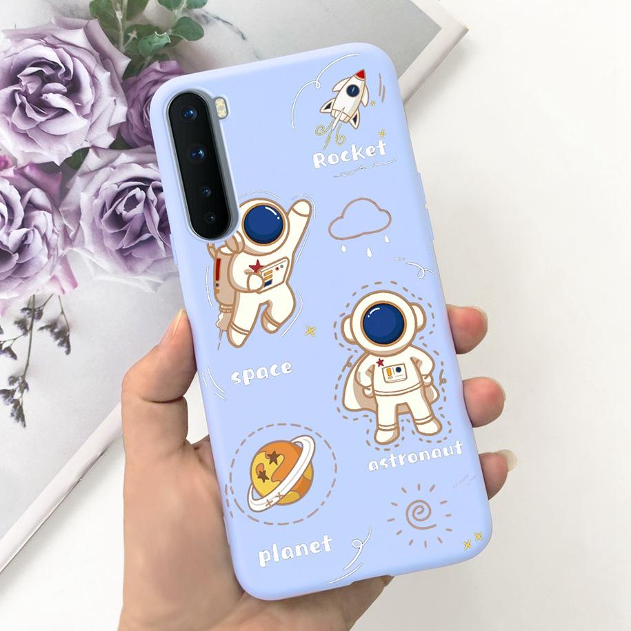 Für OnePlus Nord Hülle AC2001 AC2003 Stoßfeste Abdeckung Süßer Astronaut Silikon Funda Für One Plus Nord Hülle OnePlus 8 Nord Capa