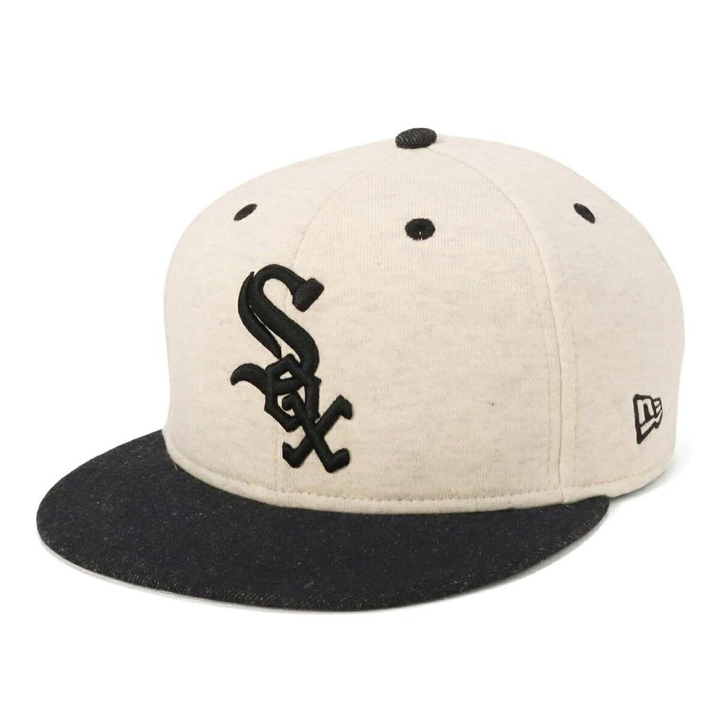 New Era 59FIFTY MLB CWS Size 7 5950 OATMEAL CHIWHI OAT NER36C1460 Two-Tone Oatmeal/Black Cap, 1/2, BDNM, 14388840,