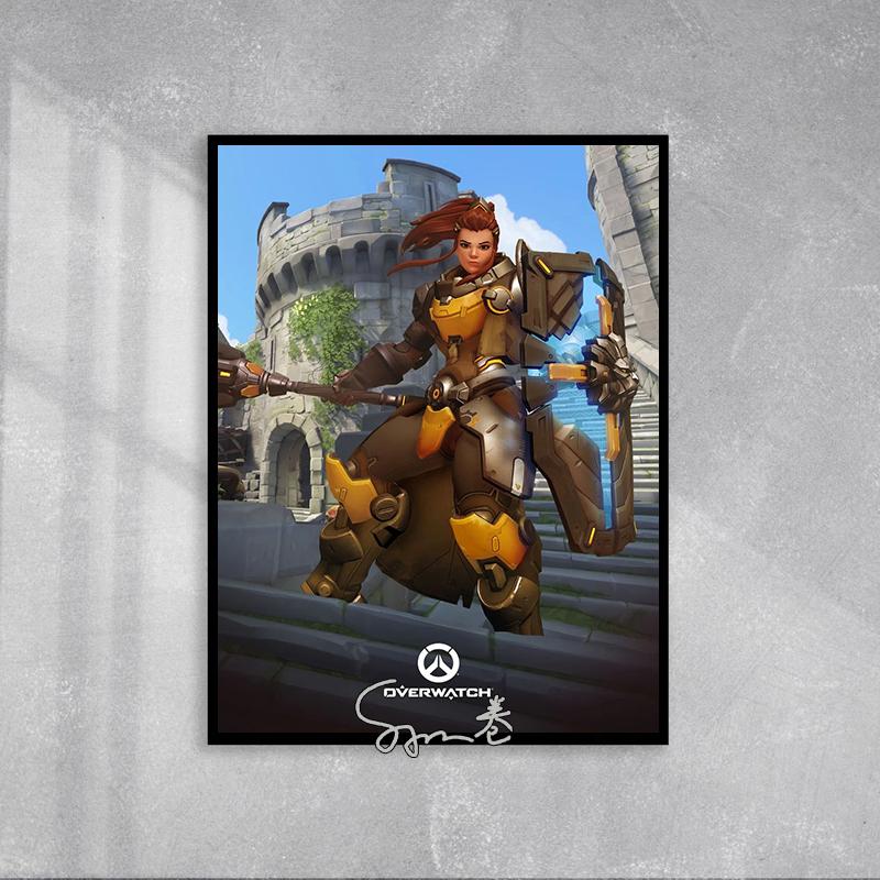 Overwatch Game Character Poster Canvas Printing Overwatch 3D Characters Wall Art Picture Video Game Wall Decor for Gaming Room