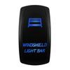 12V/24V Blue LED Rocker Switch Spot/Fog/Side Lights/Power/Inverter/Fan Toggle Waterproof On-Off | On-Off-On Switch Switches4
