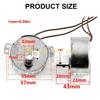 L8RE Für TYD50 220V-240V 50 U/min 4W 50/60Hz Wellendurchmesser Synchronmotor für Rotierendes Lichtkastenventilator Synchronmotor
