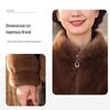 Women's Elegant Faux Mink Fur Winter Coat