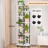 Wrought Iron Multi-Layer Tall Indoor Flower Stand for Living Room or Balcony