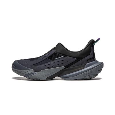 Li Ning CF Trail Series Hiking 3 Lite Shock Absorption Durable Low-Top Casual Shoes Unisex Casual Shoes Black AGLU147-1