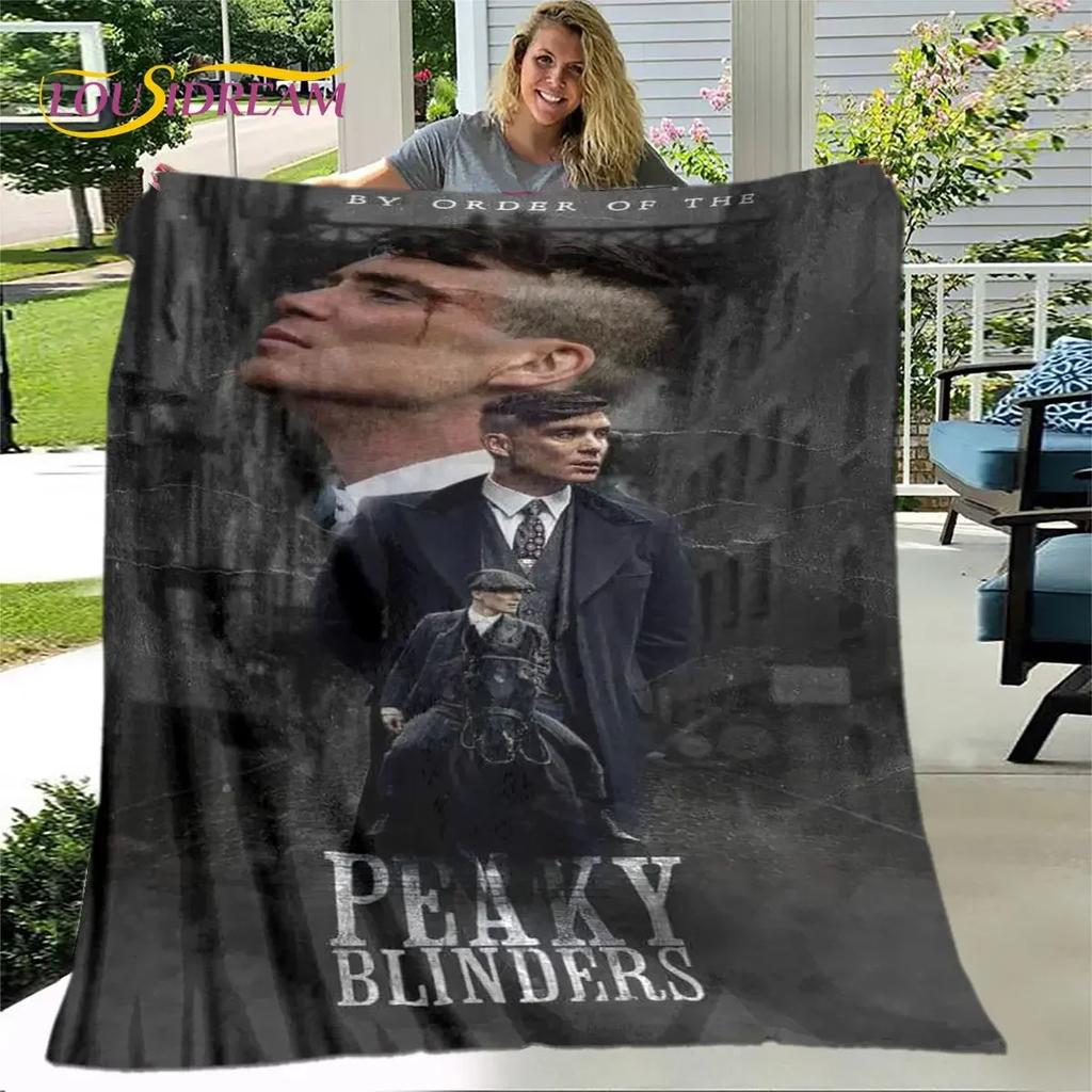 P-Peaky Blinders Tommy Shelby Soft Plush Blanket,Flannel Blanket Throw Blanket for Living Room Bedroom Bed Sofa Picnic Cover Kid