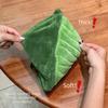 Absorb Water Hand Towel Coral Velvet Cleaning Cloth High Quality Bathroom Kerchief  Kitchen