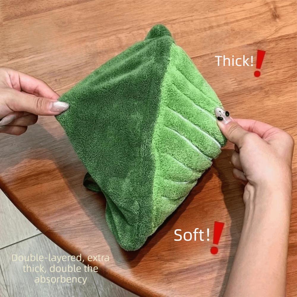 Absorb Water Hand Towel Coral Velvet Cleaning Cloth High Quality Bathroom Kerchief  Kitchen