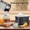 1Pcs Ice Cube Trays Large Size Flexible 6 Cavity Ice Cube Square Molds with Lid for Whiskey and Cocktails, Keep Drinks Chilled