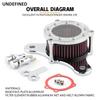 Motorcycle Air Filter Intake Cleaner System Kit For Harley Touring Road King Ultra Limited Dyna Super Glide Softail Night Train