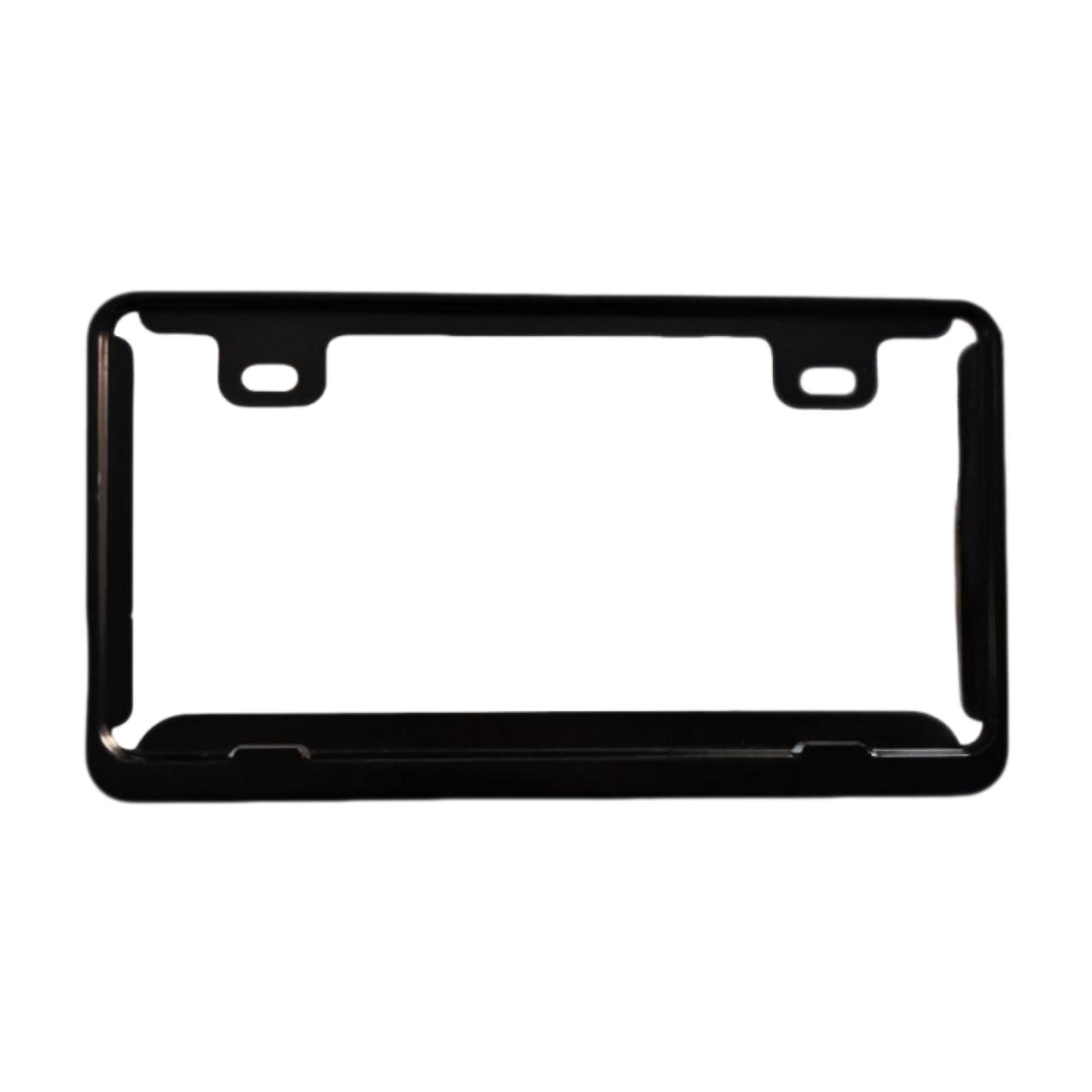 

Stainless Steel License Plate Holder Rustproof Decorative Car Plate Guard JP Standard 2 Holes for Vehicle Protection чорний