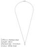 EManco Stainless Steel 18K Gold Cuban Chain Box Chain Man Bar Pendant Necklace Square Chain Necklace Jewelry for Mens