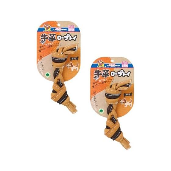Doggyman Игрушка из сыромятной кожи Веревка Косточки x 2