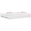 VidaXL Foam Mattress White 120x200 Cm Hardness H2 H3,bed Mattress,day Bed Mattress,foam Mattress for Bed 356343