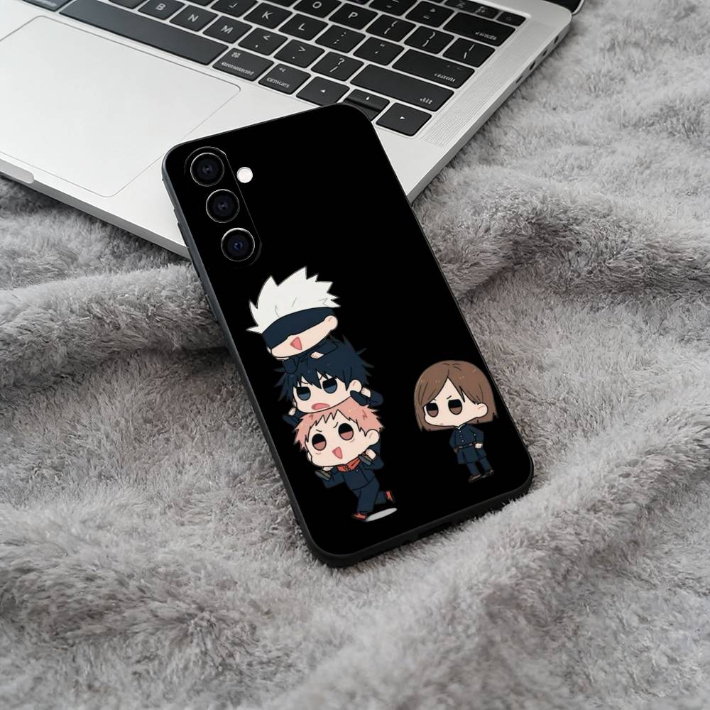 

opular characters-J-Jujutsu K-aisen- Soft Silicone phone Case for Samsung Galaxy A73/A71/A72/A70/A53/A52/A51 - Black Samsung a31