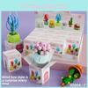 Und Bouquet Sukkulenten Set Spielzeug Zusammengebautes Bausteinmodell Ornament Desktop