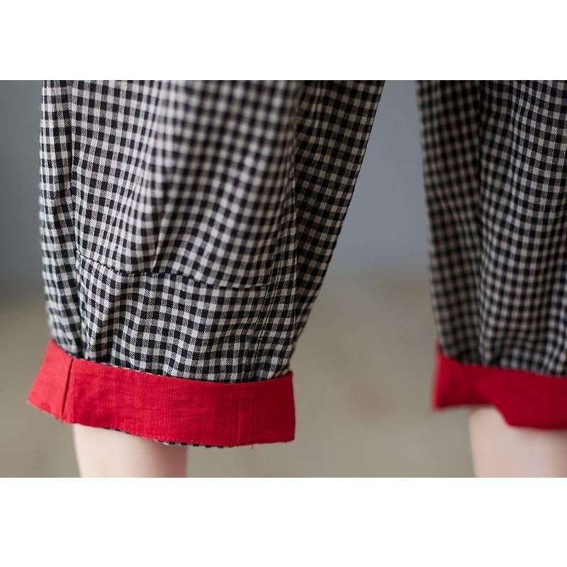 Sets Women Casual T Shirt Ankle Length Pants Summer Vintage Style Loose Pant Suits