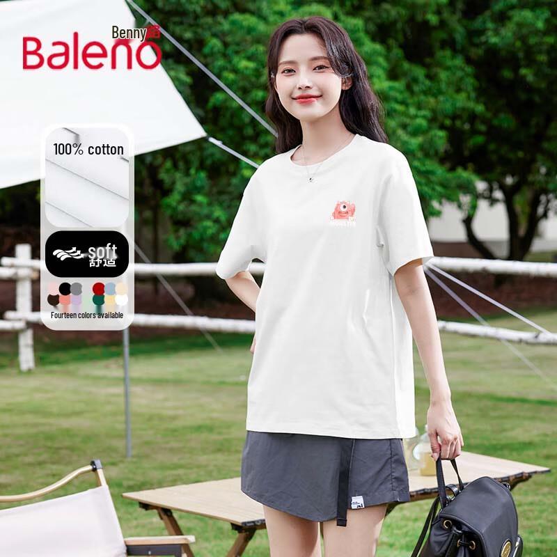 Baleno Women s Loose Fit Graphic Cotton T-Shirt XL